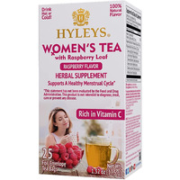 Hyleys Women Tea Raspberry Flavor - 25 Tea Bags - Supports Female Period And Healthy Menstrual Cycle