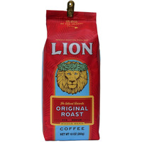 Lion Coffee Classic Original Whole Bean Coffee, Medium Roast, A Taste Of Aloha - 10 Ounce Bag