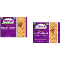 Milton's Craft Bakers Original Multi-Grain Gourmet Baked Crackers 680G (4 Individually Wrapped Packages) Two-Pack