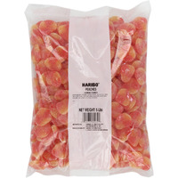 Haribo Gummi Candy, Peaches, 5-Pound Bag