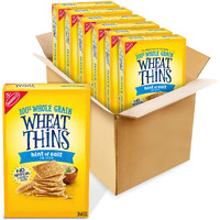 Wheat Thins Hint Of Salt Low Sodium Whole Grain Wheat Crackers, 6 - 8.5 Oz Boxes
