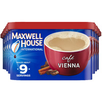 Maxwell House International Vienna Caf  -Style Instant Coffee Beverage Mix (8 Ct Pack, 9 Oz Canister)
