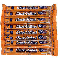 Chick O Stick Candy Bars | 8 Pack | Crunchy Peanut Butter Rolled In Toast Coconut | Peanut Butter Candy | .7 Oz Bars | Pack Of 8 Bars