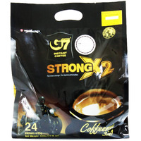 Trung Nguyen - G7 Strong X2 3 In 1 Instant Coffee - Roasted Ground Coffee Blend W/Non-Dairy Creamer And Sugar - Strong And Bold - Instant Vietnamese Coffee (24 Single Serve Packets)