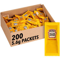 Heinz Mild Mustard Single Serve Packet (0.2 Oz Packets, Pack Of 200)
