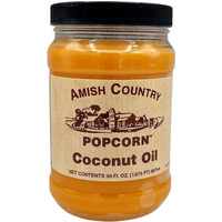 Amish Country Popcorn | Coconut Oil | Vegan, Tree Nut And Peanut Free | Old Fashioned, Non-Gmo And Gluten Free (30 Oz)