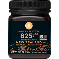 Manuka Doctor - Mgo 825+ Manuka Honey Monofloral, 100% Pure New Zealand Honey. Certified. Guaranteed. Raw. Non-Gmo (8.75 Oz)