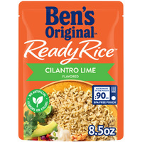Ben's Original Ready Rice Cilantro Lime Flavored Rice, Easy Dinner Side, 8.5 Oz Pouch (Pack Of 12)