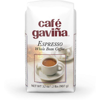 Caf   Gavia Espresso, Whole Bean Dark Roast Coffee, 32 Oz Bag