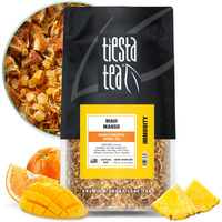 Tiesta Tea - Maui Mango | Mango Pineapple Herbal Tea | Premium Loose Leaf Tea Blend | Non-Caffeinated Fruit Tea | Make Hot Or Iced Tea & Brews Up To 200 Cups - 16Oz Resealable Bulk Pouch
