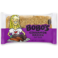 Bobo's Oat Bars, Cinnamon Raisin, 3 Oz Bar (12 Pack), Gluten Free Whole Grain Snack And Breakfast Bar