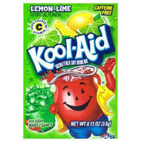 Kool Aid Lemon Lime Drink Mix 0.13 Ounce (Pack Of 48)