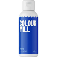 Colour Mill Oil-Based Food Coloring, 100 Milliliters (Royal)