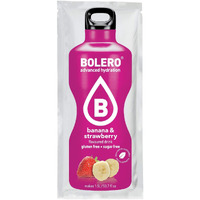 Bolero - Banana & Strawberry Flavored, Sugar Free And Low Calorie Powdered Drink Mix, Makes 1/2 Gallon For Strong Flavor Or 1 Gallon For Mild Flavor, 12 Large Sachets - Europe's Favorite Drink Mix