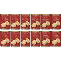Geomar Locos (Chilean Abalone) In Brine - Hand Caught By Divers - Nutritious Seafood Delicacy - High In Protein And Ready-To-Eat - 3 Pieces Per Can (15 Oz) 12 Pack