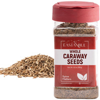 Eastanbul Caraway Seeds 5.6 Oz 100% Natural Carraway Seeds For Cooking, Fresh-Cut Whole Caraway Seed, Aromatic Caraway Seeds For Bread, Sauerkraut, Rye Bread, Soda Bread, Pumpernickel & Much More