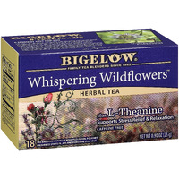 Bigelow Tea Whispering Wildflowers Plus L-Theanine, 18 Count (Pack Of 6), 108 Total Tea Bags