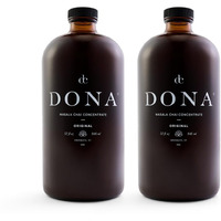 Dona Original Masala Chai Concentrate, Small-Batch, Single-Origin Spices, Hot Or Iced Chai, 32 Fl Ounce Bottles (Pack Of 2)