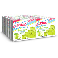 Sonic Green Apple Gelatin, 3.94 Oz. - Fat Free Dessert Mix With Iconic Sonic Drive-In Flavor
