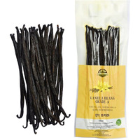 25 Plump Tahitian Vanilla Beans For Making Vanilla Extract, Vanilla Beans Grade A, Papua Vanilla Beans Extract, Perfect Homemade Extract, Baking And Cooking (25 Beans)