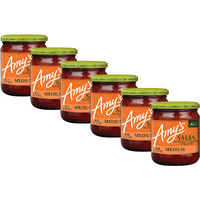 Amys Salsa Medium Gf Org, 14.7 Oz (Pack Of 6)