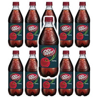 Doctor Pepper Cherry 20Oz Soda Bottles (Pack Of 12, Total Of 240 Fl Oz)