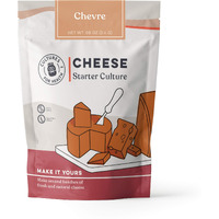 Cultures For Health Chevre Starter Culture | 4 Packets Mesophilic Powdered Active Cultures | Gluten Free Non-Gmo Soft Goat Cheese | Beginner Friendly Artisan Cheesemaking | Diy Fresh Spreadable Cheese