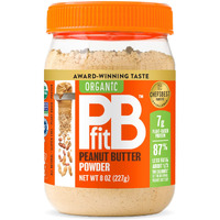 Pbfit All-Natural Organic Peanut Butter Powder, Powdered Peanut Spread From Real Roasted Pressed Peanuts, 7G Of Protein, 8 Ounce (Pack Of 1)