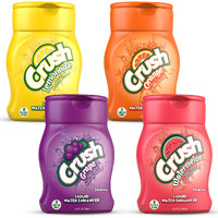 Crush, Summer Variety, Liquid Water Enhancer - New, Better Taste! (4 Bottles, Makes 96 Flavored Water Drinks) - Sugar Free, Zero Calorie