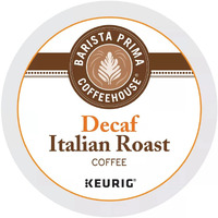 Barista Prima Coffeehouse Dark Roast Extra Bold K-Cup For Keurig Brewers, Decaf Italian Roast Coffee,4 Pack Of 24 Cups Each (96 Count)