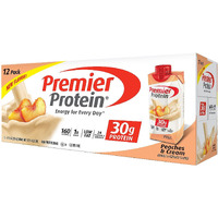 Premier Protein High Protein Shake, Peaches & Cream, 132 Fl. Ounce .,, 132 Ounce ()