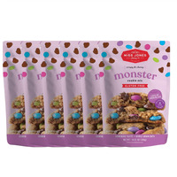 Miss Jones Baking Gluten-Free Monster Cookie Mix - Certified Gluten Free & Made With 100% Oats, Easy To Bake Desserts & Treats, Artificial Colors, 10.57 Ounce (Pack Of 6)