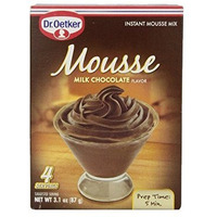 Dr. Oetker Milk Chocolate Mousse Mix, 3.1-Ounce (Pack Of 6)
