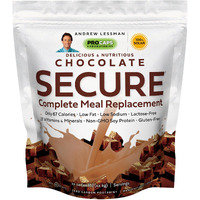 Andrew Lessman Secure Soy Complete Meal Replacement - Chocolate 100 Servings (Bag) - Only 67 Calories, 7 Grams Non-Gmo Soy Protein, Vitamins & Minerals, Low-Fat, Nutritious & Delicious, Instant Mix