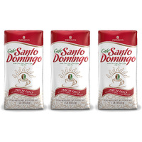 Caf   Santo Domingo, 16 Oz Bag, Ground Coffee - Product From The Dominican Republic (Pack Of 3)