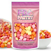 Freeze Dried Fruit Bursts Candy - Mini Original Hard Candy Mix 5Oz Treat Snack Gift Bag Cherry, Strawberry, Lemon, Orange Candies Freeze-Dried Candies