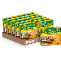 Nature Valley Crunchy Granola Bars, Roasted Almond, 1.49 Oz, 6 Ct, 12 Bars (Pack Of 12)