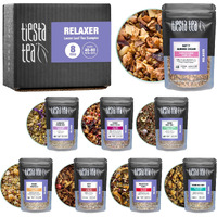 Tiesta Tea - 8 Herbal & Rooibos Tea Dry Flight Set, Premium Loose Leaf Variety Pack With Herbal & Chamomille Tea - 8 Resealable Sample Pouches