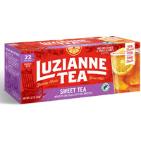 Luzianne Sweet Iced Tea Bags, Family Size, 22Ct Box (Pack Of 6)