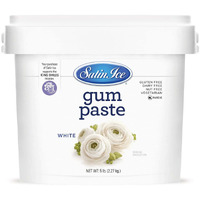 Satin Ice White Gum Paste, Vanilla, 5 Pounds