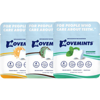 Movemints Clear Aligner Mints - Patented Aligner Seating Mints - Edible Alternative To Aligner Chewies - Xylitol Mints For Dry Mouth - Variety Pack (3 Pack)