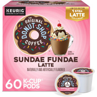 The Original Donut Shop Sundae Fundae One Step Latte, Keurig Single Serve K-Cup Pods, 60 Count (6 Packs Of 10)