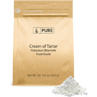 Pure Original Ingredients Cream Of Tartar (1 Lb) Pure & Natural, Baking & Cleaning, Diy Bath Bombs & More, Eco-Friendly Packaging,