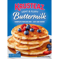 Krusteaz Light Fluffy Pancake Mix No Artificial Flavors Colors Or Preservatives Buttermilk, 32 Ounce (Pack Of 12)
