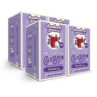 Southern Breeze Cold Brew Sweet Tea Blackberry Iced Tea With Black Tea And Zero Carbs Zero Sugar, 20 Individually Wrapped Tea Bags, Pack Of 4