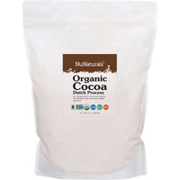 Nunaturals Organic Cocoa Powder, Premium Dutch-Process For Drinking And Baking, 5Lb