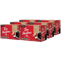 Tim Hortons Hazelnut Flavored, Medium Roast Coffee, Single-Serve K-Cup Pods Compatible With Keurig Brewers, 72Ct K-Cups, 6X12Ct Boxes, Red