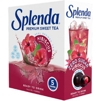 Splenda Premium Sweet Tea On Tap, 1 Gallon Bag In Box Ready To Drink Liquid, Hibiscus Tea, 128 Fl Oz