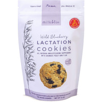 Milkbliss Wild Blueberry Soft Baked Oatmeal Lactation Cookies For Breastfeeding Support To Increase Breastmilk Supply, 12 Oz