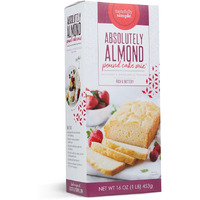 Tastefully Simple Absolutely Almond Pound Cake Mix, 16 Ounce